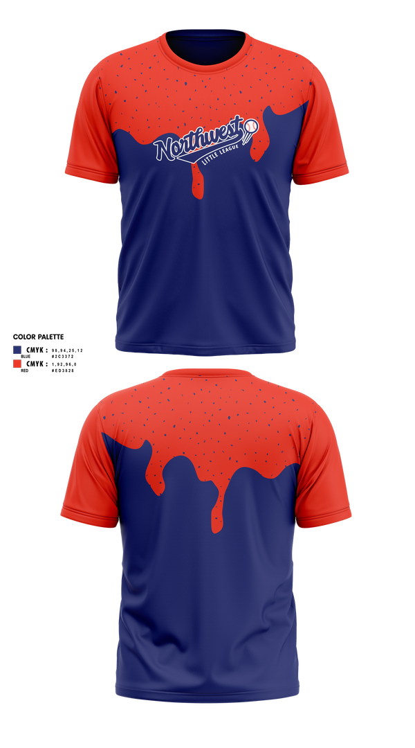 Short Sleeve Performance Shirt, Northwest Little League Baseball, Baseball, Teamtime, Team time, sublimation, custom sports apparel, team uniforms, spirit wear, spiritwear, sports uniforms, custom shirts, team store, custom team store, fundraiser sports, apparel fundraiser
