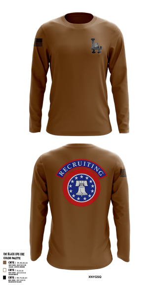 Long Sleeve Performance Shirt, 10th SFG(A), , Teamtime, Team time, sublimation, custom sports apparel, team uniforms, spirit wear, spiritwear, sports uniforms, custom shirts, team store, custom team store, fundraiser sports, apparel fundraiser