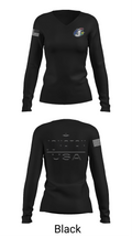 Jonatan Usa 10426375 Women's Long Sleeve V-neck Shirt - 35