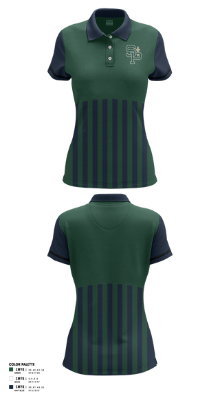 Womens Short Sleeve Performance Polo, St Patrick Irish, Bowling, Teamtime, Team time, sublimation, custom sports apparel, team uniforms, spirit wear, spiritwear, sports uniforms, custom shirts, team store, custom team store, fundraiser sports, apparel fundraiser