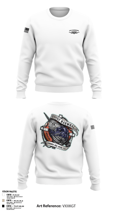 CHC NARWHAL 89056143 Crew Neck Sweatshirt - 1