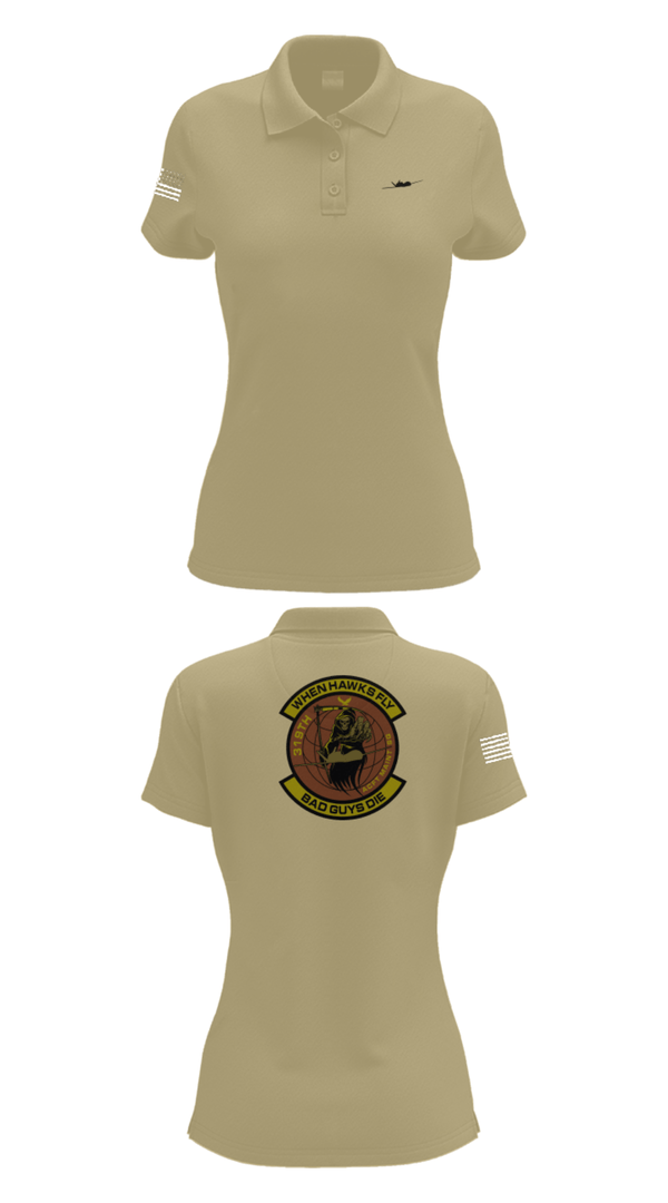 Women's Short Sleeve Performance Polo, 319th Maintenance Squadron, Air Force, Teamtime, Team time, sublimation, custom sports apparel, team uniforms, spirit wear, spiritwear, sports uniforms, custom shirts, team store, custom team store, fundraiser sports, apparel fundraiser