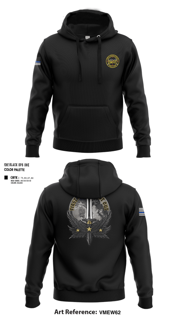 Hoodie, Philadlphia SWAT, Police, Teamtime, Team time, sublimation, custom sports apparel, team uniforms, spirit wear, spiritwear, sports uniforms, custom shirts, team store, custom team store, fundraiser sports, apparel fundraiser