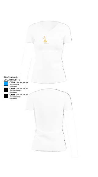 Womens Short Sleeve Vneck Shirt, Laurel Contracting, , Teamtime, Team time, sublimation, custom sports apparel, team uniforms, spirit wear, spiritwear, sports uniforms, custom shirts, team store, custom team store, fundraiser sports, apparel fundraiser