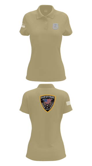 Womens Short Sleeve Performance Polo, Co-op City Police Department, Police, Teamtime, Team time, sublimation, custom sports apparel, team uniforms, spirit wear, spiritwear, sports uniforms, custom shirts, team store, custom team store, fundraiser sports, apparel fundraiser