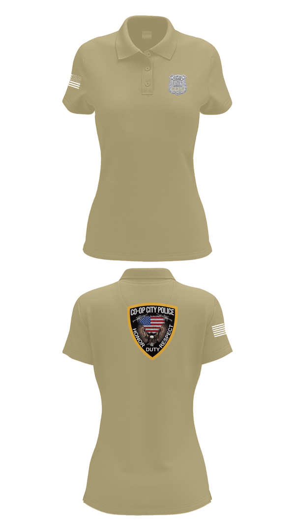 Womens Short Sleeve Performance Polo, Co-op City Police Department, Police, Teamtime, Team time, sublimation, custom sports apparel, team uniforms, spirit wear, spiritwear, sports uniforms, custom shirts, team store, custom team store, fundraiser sports, apparel fundraiser