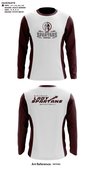 Long Sleeve Shooting Shirt, Berthoud High School Basketball, Women's Basketball, Teamtime, Team time, sublimation, custom sports apparel, team uniforms, spirit wear, spiritwear, sports uniforms, custom shirts, team store, custom team store, fundraiser sports, apparel fundraiser