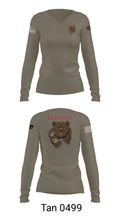 ECHO-88 83597069 Women's Long Sleeve V-neck Shirt - 77