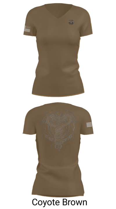 EMF CP DET SAC 86149634 Women's Short Sleeve V-neck Shirt - 5