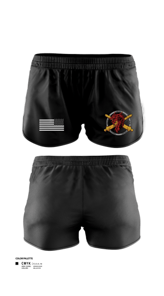 Womens Shorts, 2-306th FAR, Army, Teamtime, Team time, sublimation, custom sports apparel, team uniforms, spirit wear, spiritwear, sports uniforms, custom shirts, team store, custom team store, fundraiser sports, apparel fundraiser