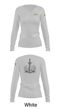 Testimony Fitness 71504871 Women's Long Sleeve V-neck Shirt -1 16