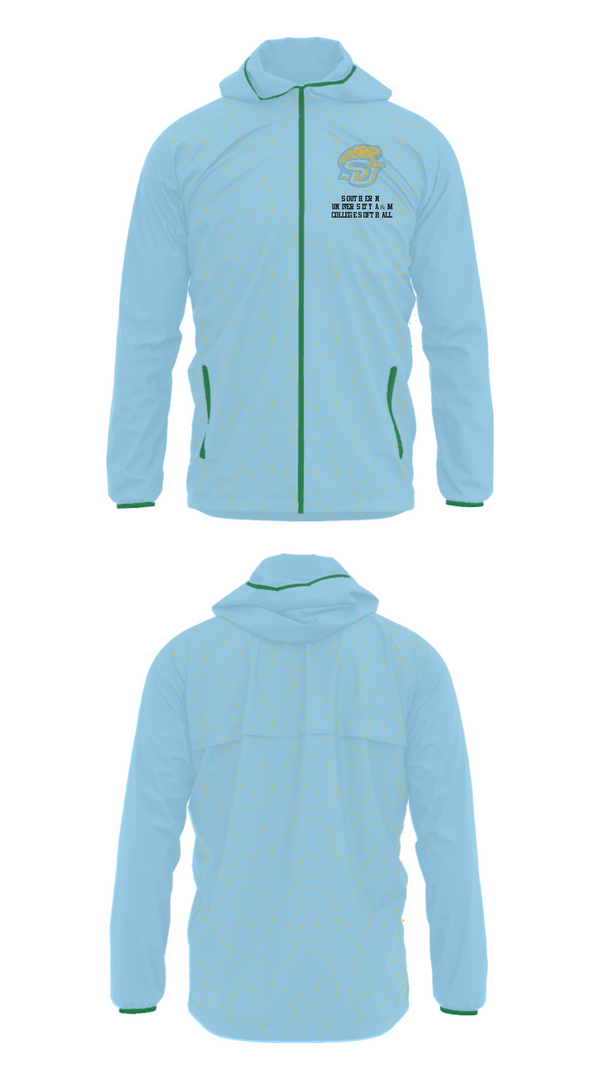 Windbreaker, Southern University A & M College Softball, Softball, Teamtime, Team time, sublimation, custom sports apparel, team uniforms, spirit wear, spiritwear, sports uniforms, custom shirts, team store, custom team store, fundraiser sports, apparel fundraiser