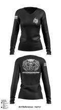 304th EN CO Women's Long Sleeve V-neck Shirt - 1