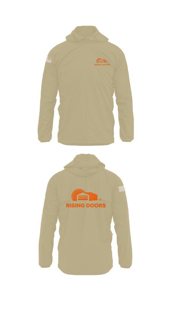 Windbreaker, Rising Doors, Army, Teamtime, Team time, sublimation, custom sports apparel, team uniforms, spirit wear, spiritwear, sports uniforms, custom shirts, team store, custom team store, fundraiser sports, apparel fundraiser