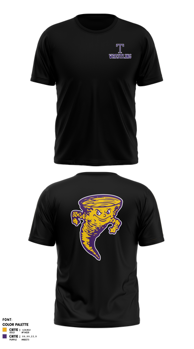 Taylorville Wrestling Club 5122826 Short Sleeve Performance Shirt - 55