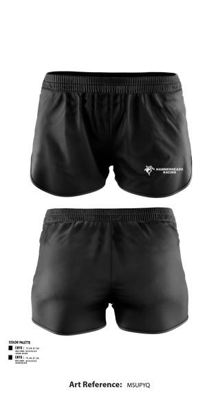 Womens Shorts, Hammerheads Racing, Spirit Store, Teamtime, Team time, sublimation, custom sports apparel, team uniforms, spirit wear, spiritwear, sports uniforms, custom shirts, team store, custom team store, fundraiser sports, apparel fundraiser