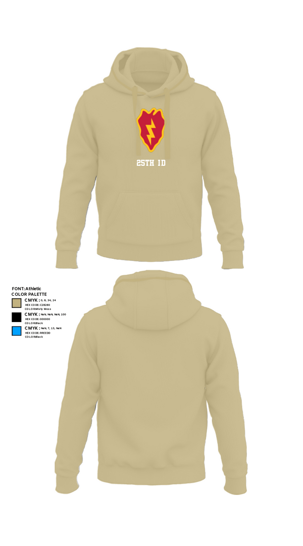 Hoodie, 25th ID, Army, Teamtime, Team time, sublimation, custom sports apparel, team uniforms, spirit wear, spiritwear, sports uniforms, custom shirts, team store, custom team store, fundraiser sports, apparel fundraiser