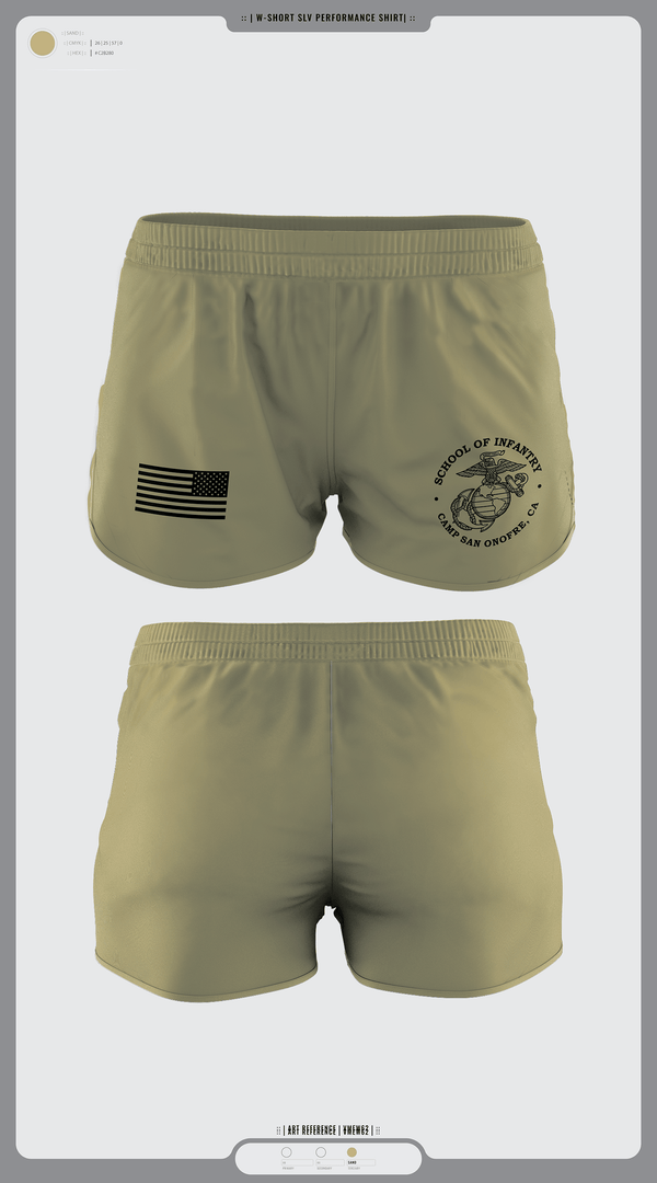 Women's Shorts, IMC, Marines, Teamtime, Team time, sublimation, custom sports apparel, team uniforms, spirit wear, spiritwear, sports uniforms, custom shirts, team store, custom team store, fundraiser sports, apparel fundraiser