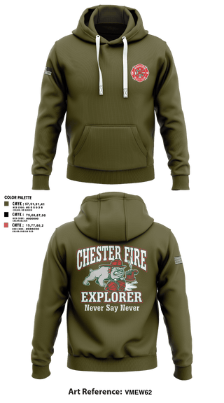 Hoodie, Chester fire explorers, Fire Department, Teamtime, Team time, sublimation, custom sports apparel, team uniforms, spirit wear, spiritwear, sports uniforms, custom shirts, team store, custom team store, fundraiser sports, apparel fundraiser