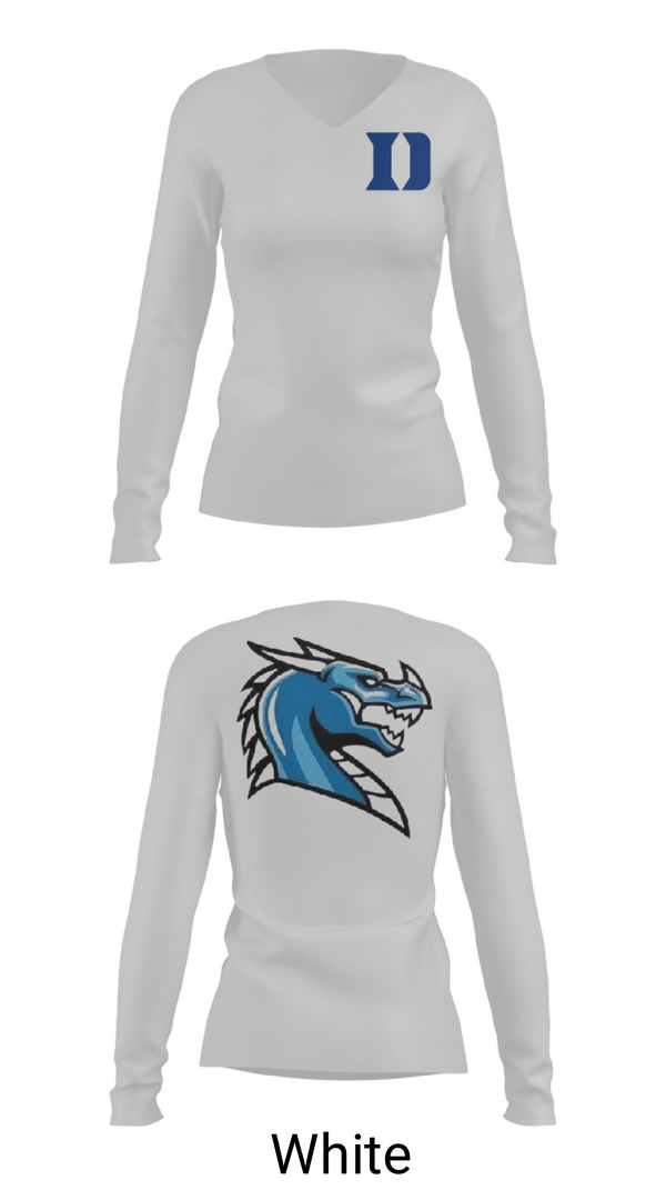 Womens Long Sleeve Vneck Shirt, De Ridder High School Softball, Softball, Teamtime, Team time, sublimation, custom sports apparel, team uniforms, spirit wear, spiritwear, sports uniforms, custom shirts, team store, custom team store, fundraiser sports, apparel fundraiser
