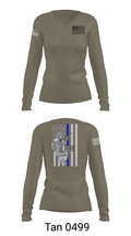 904th MP Det Military Working Dog 45495596 Women's Long Sleeve V-neck Shirt - 77