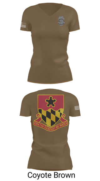 Women's Short Sleeve Vneck Shirt, 2nd MTB/70th RTI, Army, Teamtime, Team time, sublimation, custom sports apparel, team uniforms, spirit wear, spiritwear, sports uniforms, custom shirts, team store, custom team store, fundraiser sports, apparel fundraiser