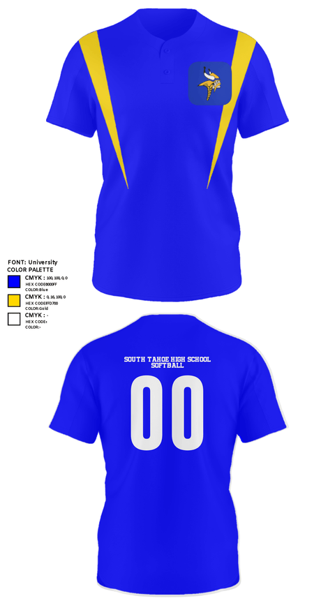 Two Button Softball Jersey, South Tahoe High School Softball, Softball, Teamtime, Team time, sublimation, custom sports apparel, team uniforms, spirit wear, spiritwear, sports uniforms, custom shirts, team store, custom team store, fundraiser sports, apparel fundraiser