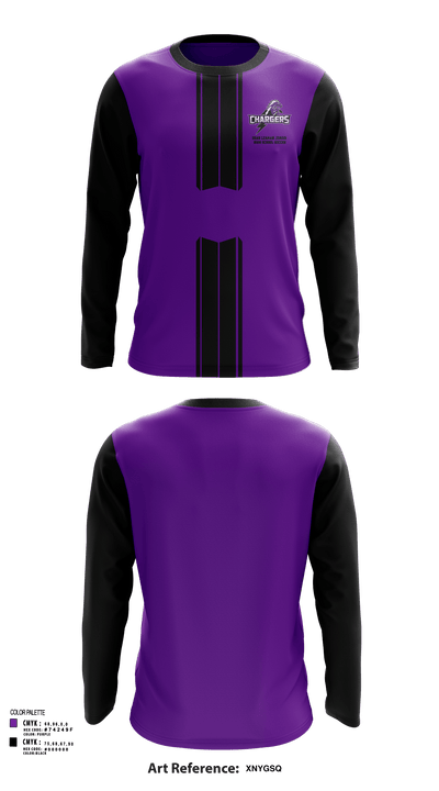 Dean Leaman Junior High School Soccer 51704750 Long Sleeve Performance Shirt - 124