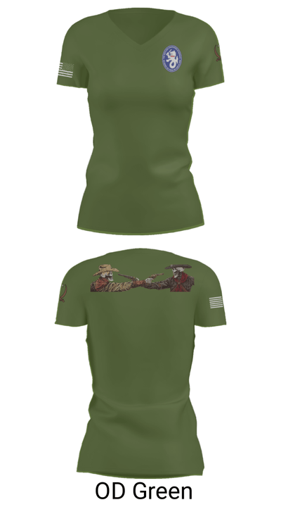 1-194 C Co 67170059 Women's Short Sleeve V-neck Shirt - 46