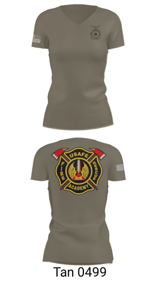 Women's Short Sleeve Vneck Shirt, 435th CTS, Air Force, Teamtime, Team time, sublimation, custom sports apparel, team uniforms, spirit wear, spiritwear, sports uniforms, custom shirts, team store, custom team store, fundraiser sports, apparel fundraiser
