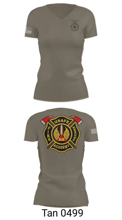 435th CTS 2997096 Women's Short Sleeve V-neck Shirt - 68