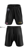 Blue Ewok Athletic Shorts With Pockets - 5