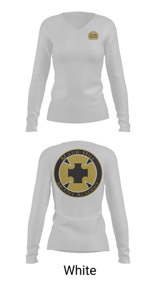 Womens Long Sleeve Vneck Shirt, Maur Hill - Mount Academy Swimming, Swimming, Teamtime, Team time, sublimation, custom sports apparel, team uniforms, spirit wear, spiritwear, sports uniforms, custom shirts, team store, custom team store, fundraiser sports, apparel fundraiser