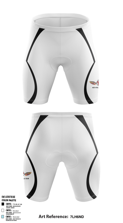 ACE Volleyball Club 23425419 Men's Compression Shorts - 2 (1)