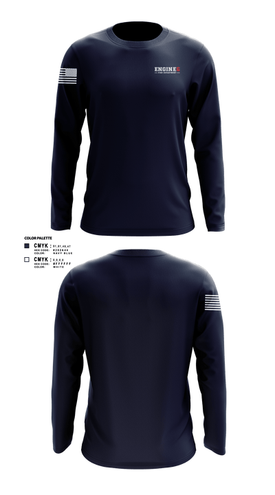 Engine 6 82701113 Long Sleeve Performance Shirt 1