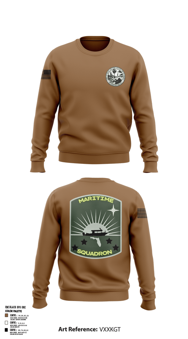 Crew Neck Sweatshirt, Maritime Response Unit, National Guard, Teamtime, Team time, sublimation, custom sports apparel, team uniforms, spirit wear, spiritwear, sports uniforms, custom shirts, team store, custom team store, fundraiser sports, apparel fundraiser