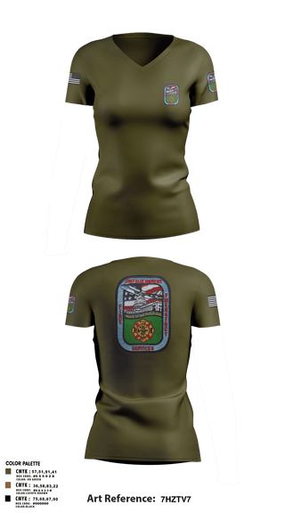 Womens Short Sleeve Vneck Shirt, 316 ces, Air Force, Teamtime, Team time, sublimation, custom sports apparel, team uniforms, spirit wear, spiritwear, sports uniforms, custom shirts, team store, custom team store, fundraiser sports, apparel fundraiser