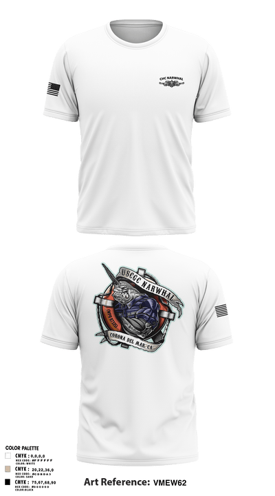CHC NARWHAL 89056143 Old School Cotton Feel Shirt - 1