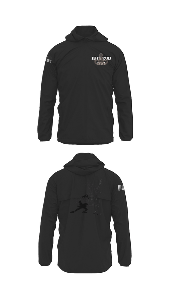 Windbreaker, 18th EOD Det, Army, Teamtime, Team time, sublimation, custom sports apparel, team uniforms, spirit wear, spiritwear, sports uniforms, custom shirts, team store, custom team store, fundraiser sports, apparel fundraiser