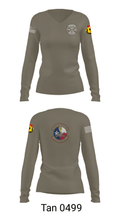 B Co 615th ASB - Tangos 38236769 Women's Long Sleeve V-neck Shirt - 77