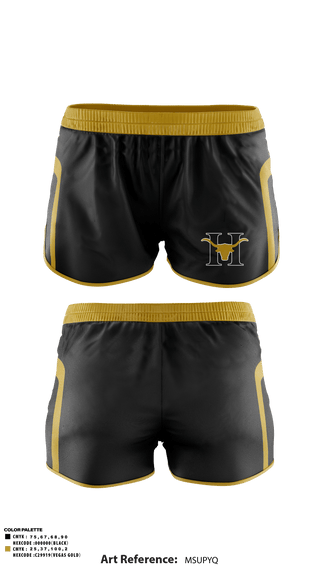 Womens Shorts, Hebbronville High School Cross Country, Cross Country, Teamtime, Team time, sublimation, custom sports apparel, team uniforms, spirit wear, spiritwear, sports uniforms, custom shirts, team store, custom team store, fundraiser sports, apparel fundraiser