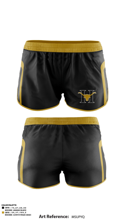Hebbronville High School Cross Country 14416939 Women's Shorts - 1