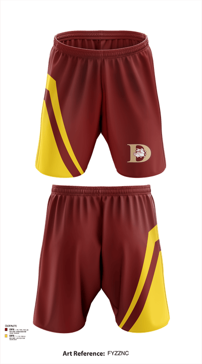 Dixon High School Football 48460538 Athletic Shorts With Pockets - 118
