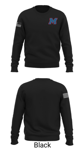 Crew Neck Sweatshirt, Martinsville High School Cheer, Cheer, Teamtime, Team time, sublimation, custom sports apparel, team uniforms, spirit wear, spiritwear, sports uniforms, custom shirts, team store, custom team store, fundraiser sports, apparel fundraiser