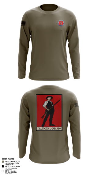 Long Sleeve Performance Shirt, National GuardCruise, National Guard, Teamtime, Team time, sublimation, custom sports apparel, team uniforms, spirit wear, spiritwear, sports uniforms, custom shirts, team store, custom team store, fundraiser sports, apparel fundraiser