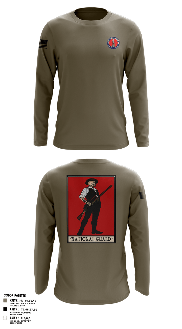 Long Sleeve Performance Shirt, National GuardCruise, National Guard, Teamtime, Team time, sublimation, custom sports apparel, team uniforms, spirit wear, spiritwear, sports uniforms, custom shirts, team store, custom team store, fundraiser sports, apparel fundraiser