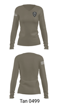 Morristown Police Department 25451199 Women's Long Sleeve V-neck Shirt - 73
