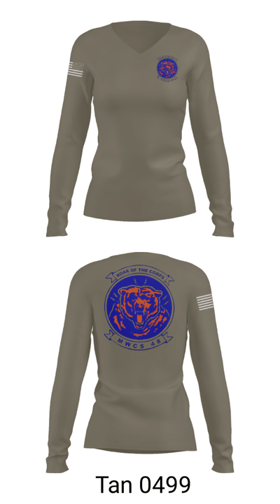 MWCS -48 31061613 Women's Long Sleeve V-neck Shirt - 77