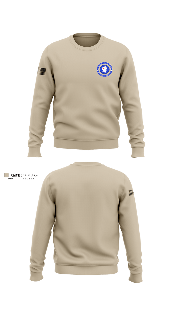 Crew Neck Sweatshirt, 5/87th, , Teamtime, Team time, sublimation, custom sports apparel, team uniforms, spirit wear, spiritwear, sports uniforms, custom shirts, team store, custom team store, fundraiser sports, apparel fundraiser