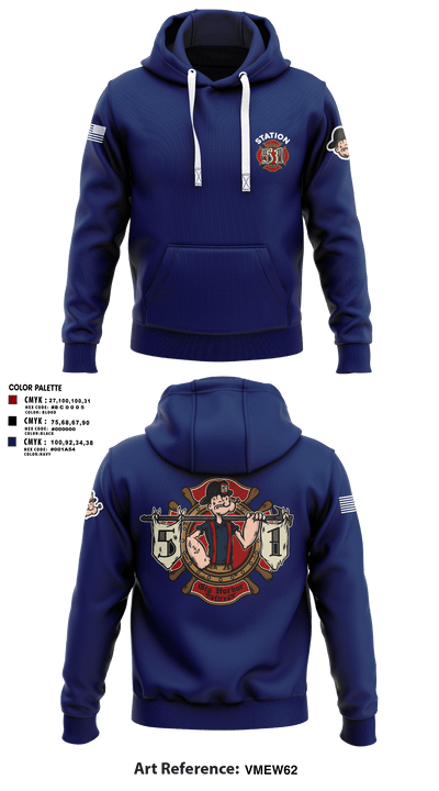 Station 51 74948008 Hoodie - 2